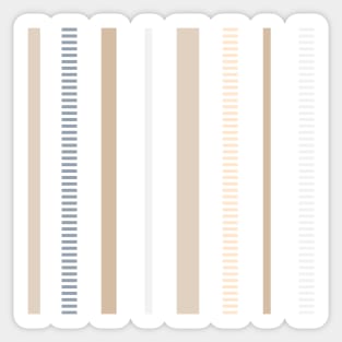 Vertical Stripes Slate Sticker